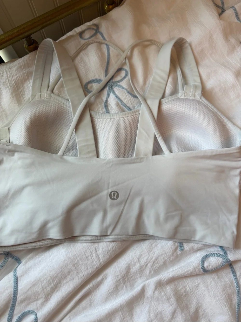lululemon white like a cloud bra